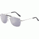 Davidoff 97345 Single Vision Prescription Sunglasses, Silver Frame, 97345-110SV