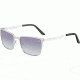 Davidoff 97347 Single Vision Prescription Sunglasses, Silver Frame, 97347-100SV