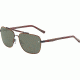 Davidoff 97350 Single Vision Prescription Sunglasses, Black Frame, Polarized, 97350-1015SV