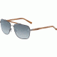 Davidoff 97350 Single Vision Prescription Sunglasses, Gun Frame, 97350-1017SV