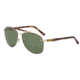 Davidoff 97352 Sunglasses,Brown Havana/Gold Frame,Green Polarized Lens, 97352-1020