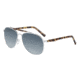 Davidoff 97352 Sunglasses,Rhodium Frame,Grey/Blue Gradient Lens, 97352-5100