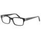 Davidoff 91027 Progressive Prescription Eyeglasses - Black Frame and Clear Lens 91027-8840PR