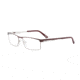 Davidoff 93033 Bifocal Prescription Eyeglasses - Red Frame and Clear Lens 93033-550BI