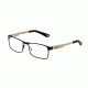 Davidoff 93041 Bifocal Prescription Eyeglasses - Black Frame and Clear Lens 93041-610BI