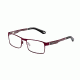 Davidoff 93041 Bifocal Prescription Eyeglasses - Red Frame and Clear Lens 93041-210BI