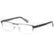 Davidoff 95092 Bifocal Prescription Eyeglasses - Grey Frame and Clear Lens 95092-537BI