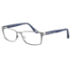 Davidoff 95102 Progressive Prescription Eyeglasses - Grey Frame and Clear Lens 95102-650PR