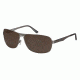 Davidoff 97320 Single Vision Prescription Sunglasses - Grey Frame and Brown Silver  Lens 97320-650SV