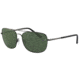 Davidoff No. 97322 Sunglasses - Black Frame and Grey Green Lens 97322-420