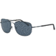 Davidoff No. 97322 Sunglasses - Blue Frame and Zeiss Skypol Grey Lens 97322-557