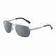 Davidoff 97331 Bifocal Prescription Sunglasses - Silver Frame and Grey Silver Lens 97331-110BI
