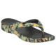 Loudmouth Mens Flip Flop, Shagadelic Black, 12