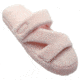 Womens Fluffy Z Slippers, Soft Pink, 7-8