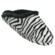 Womens Foam Slide Scuff Slippers, Zebra, 9-10
