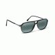 Maui Jim Dawn Patrol Sunglasses w/ Gloss Black Frame and Neutral Grey Lenses - 223-02, Quarter View