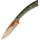 Dawson Knives Angler OD Green Knife, 3 Arizona copper finish CPM-3V carbon steel blade, OD green sculpted G10 handle, 696302763660