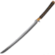 Dawson Knives Relentless Sword 21In, 31.5in Overall, 21in Hamon Finish Cpm-3V Carbon Steel Blade, Ironwood Handle, DW21