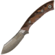 Dawson Knives Snakebite Fixed Blade Orange Fixed Blade Knife, 6.75in Overall, 3in Hamon Finish Cpm-3V Carbon Steel Blade, Black/Orange Sculpted G10 Handle, Serialized, Black Kydex Sheath, DW64360