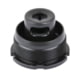 Dead Air Silencers Direct Thread Muzzle Brake Mount, .22 Cal, 1/2x28, Nitride, Black, DTB323HT