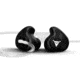 Decibullz Custom Moldable Surveillance Earpieces w/Awareness, Black, RTL-RDO-AWA-BLK