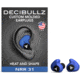 Decibullz Custom Molded Earplugs, Blue, Standard, PLG1-BLU