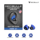 Decibullz Custom Molded Earplugs, Blue, Standard, PLG1-BLU