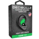 Decibullz Custom Molded Earplugs, Green, Standard, PLG1-GRN
