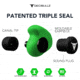 Decibullz Custom Molded Earplugs, Green, Standard, PLG1-GRN