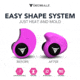 Decibullz Custom Molded Earplugs, Pink, Standard, PLG1-PNK