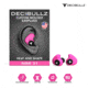Decibullz Custom Molded Earplugs, Pink, Standard, PLG1-PNK