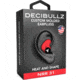 Decibullz Custom Molded Earplugs, Red, Standard, PLG1-RED