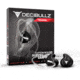 Decibullz Custom Molded Surveillance Earpieces w/Isolation, Black, RTL-RDO-ISO-BLK