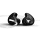 Decibullz Custom Molded Surveillance Earpieces w/Isolation, Black, RTL-RDO-ISO-BLK