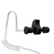 Decibullz Security Radio Earpiece Adapter, Black, RTL-RDO-ISO-BLK
