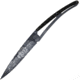 Deejo Tattoo Linerlock 37g CF Lion Folding Knife, 3.75 black titanium coated Z40C13 stainless blade, Carbon fiber handle, 1GC000106