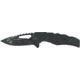 Defcon 5 Delta Tactical Folding Knife, 3.34in, SS 8Cr13MOV, 8Cr Oxide Coated Blade, Aluminim G-10 Handle, Black, D5-K004