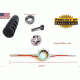 DELTAC Slingshot Muzzle Brake For Mosin Nagant w/Complete Threading Kit Combo,Black, PKG113