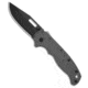 Demko Knives Demko AD20.5 Shark-Lock Knife Textured Gray Grivory 3.2" DLC D2, Gray, D2, adult, BHQ-210324
