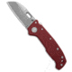 Demko Knives Demko Knives AD20 Compact Batwing Sharkfoot Shark-Lock Knife Red G-103" SW, Red, CPM 3V, adult, BHQ-235817