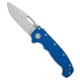 Demko Knives Demko Knives AD20I Slim Clip Point Shark-Lock Knife Blue G-10 3.6" Stonewash, Blue, Nitro-X7, adult, BHQ-235778
