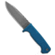 Demko Knives Demko Knives Freereign MagnaCut Clip Point Knife Rubber Blue 5" SW, Blue, CPM MagnaCut, adult, BHQ-193688