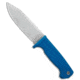 Demko Knives Demko Knives Freereign USA Made Clip Point Knife Blue TPR 5&quot; SW CPM 3V, Blue, CPM 3V, adult, BHQ-221128