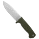 Demko Knives Demko Knives Freereign USA Made Clip Point Knife OD Green TPR5" SW CPM 3V*DISC, OD Green, CPM 3V, adult, BHQ-224582
