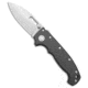 Demko Knives Demko Knives MG AD20S Slicer Shark-Lock Knife Carbon Fiber 3.6" Stonewash M4, Black, CPM M4, adult, BHQ-178359