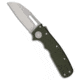 Demko Knives Demko Shark Cub Shark Foot Shark Lock OD Green G-10 2.75" SW 20CV*DISCOUNT*, OD Green, CPM 20CV, adult, BHQ-228281