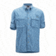 DEMO, ExOfficio Air Strip Check Plaid Long Sleeve Shirt - Mens, Medium, Dk Aegean, 1001-3159-Dk Aegean-M
