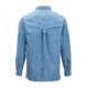 DEMO, ExOfficio Air Strip Check Plaid Long Sleeve Shirt - Mens, Medium, Dk Aegean, 1001-3159-Dk Aegean-M