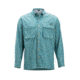 Demo, ExOfficio Air Strip Gingham Long Sleeve - Mens, Citronella, Medium, 1001-3231-Citronella-M