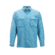 Demo, ExOfficio Air Strip Gingham Long Sleeve - Mens, Dk Aegean, Medium, 1001-3231-Dk Aegean-M